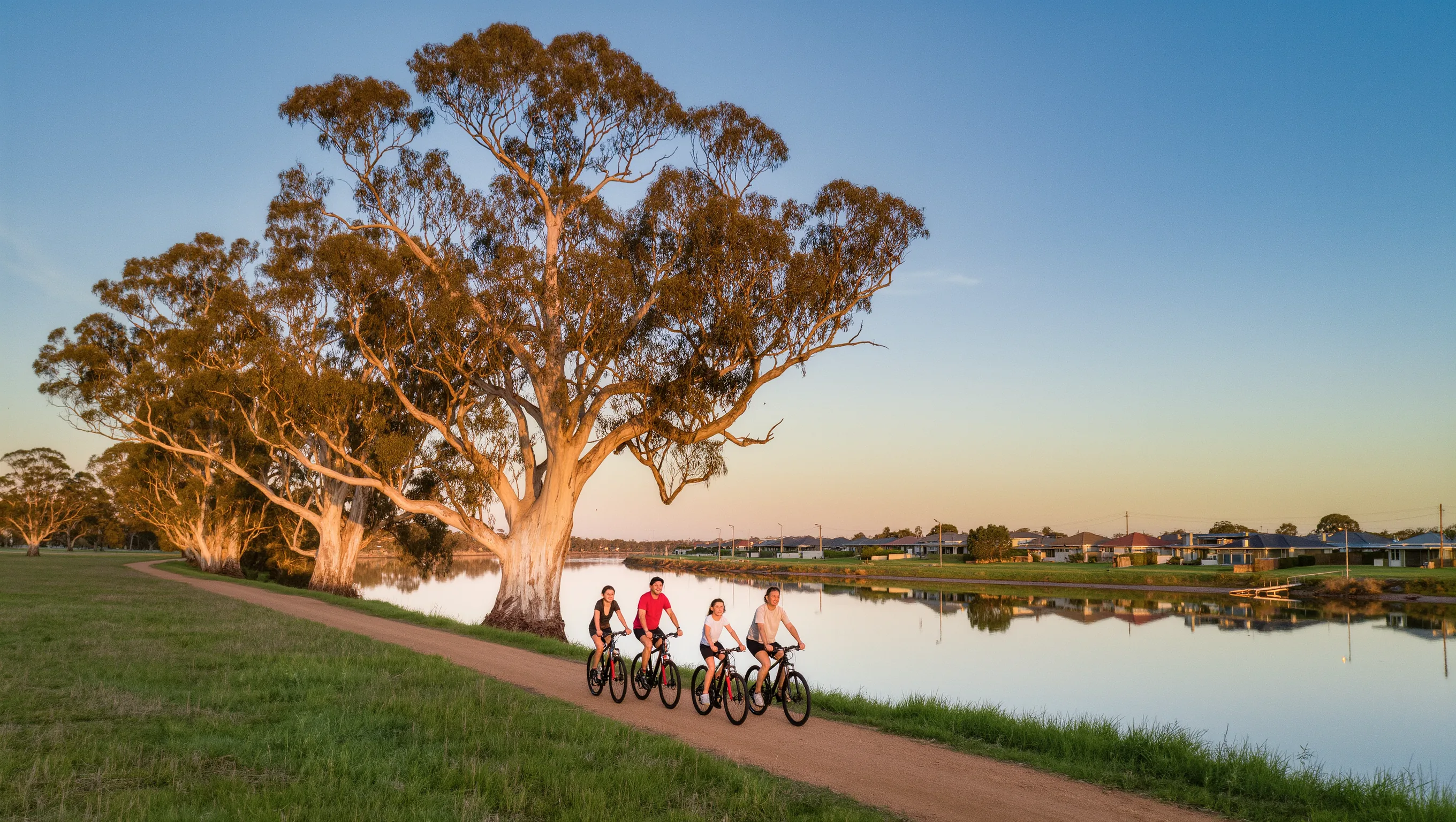 Creek and parkland network